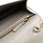 Gucci Leather Interlocking G Dollar Wallet on Chain