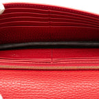 Gucci Leather Interlocking G Dollar Wallet on Chain