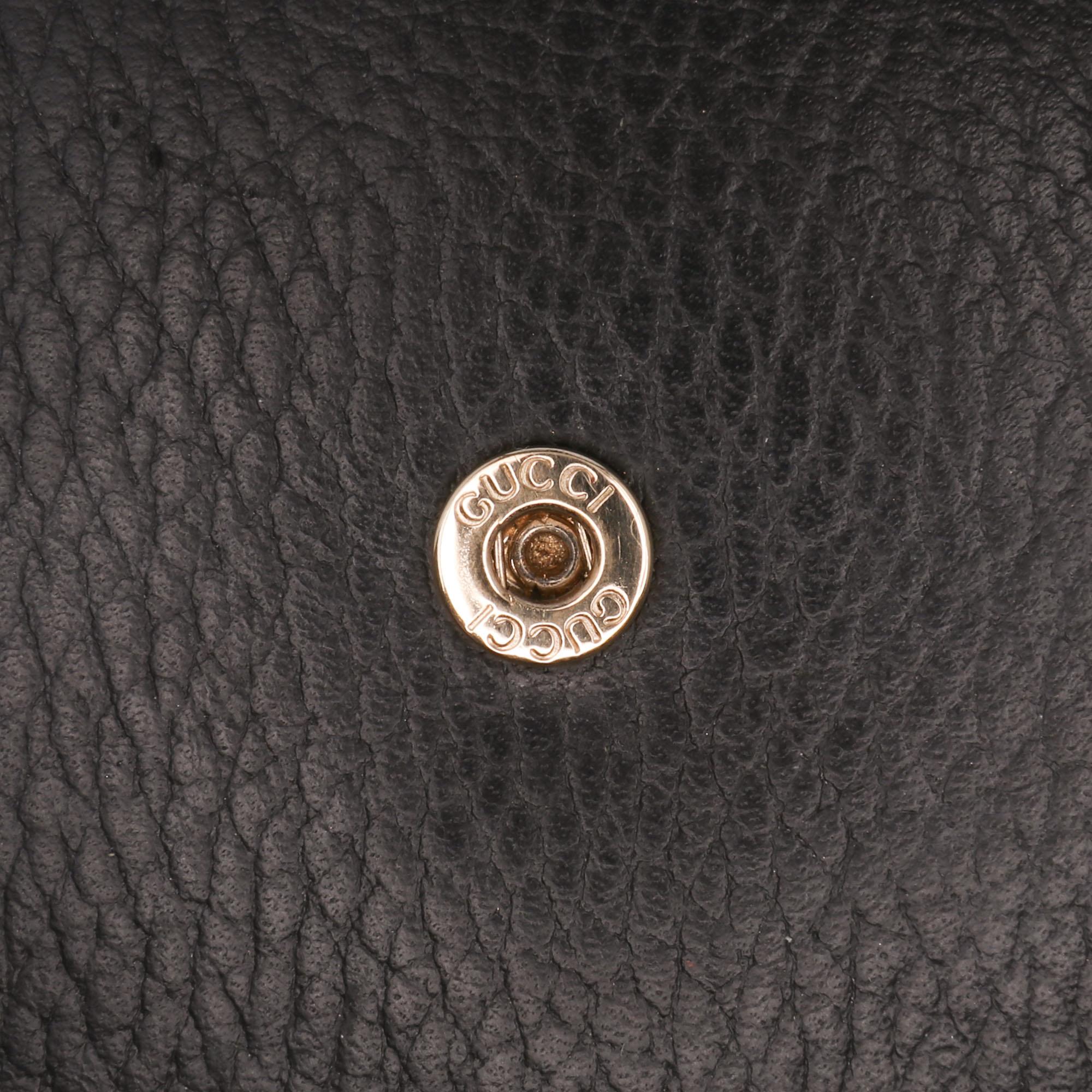 Gucci Leather Interlocking G Dollar Wallet on Chain