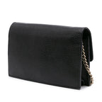 Gucci Leather Interlocking G Dollar Wallet on Chain