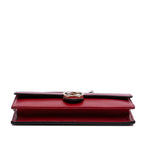 Gucci Leather Interlocking G Dollar Wallet on Chain