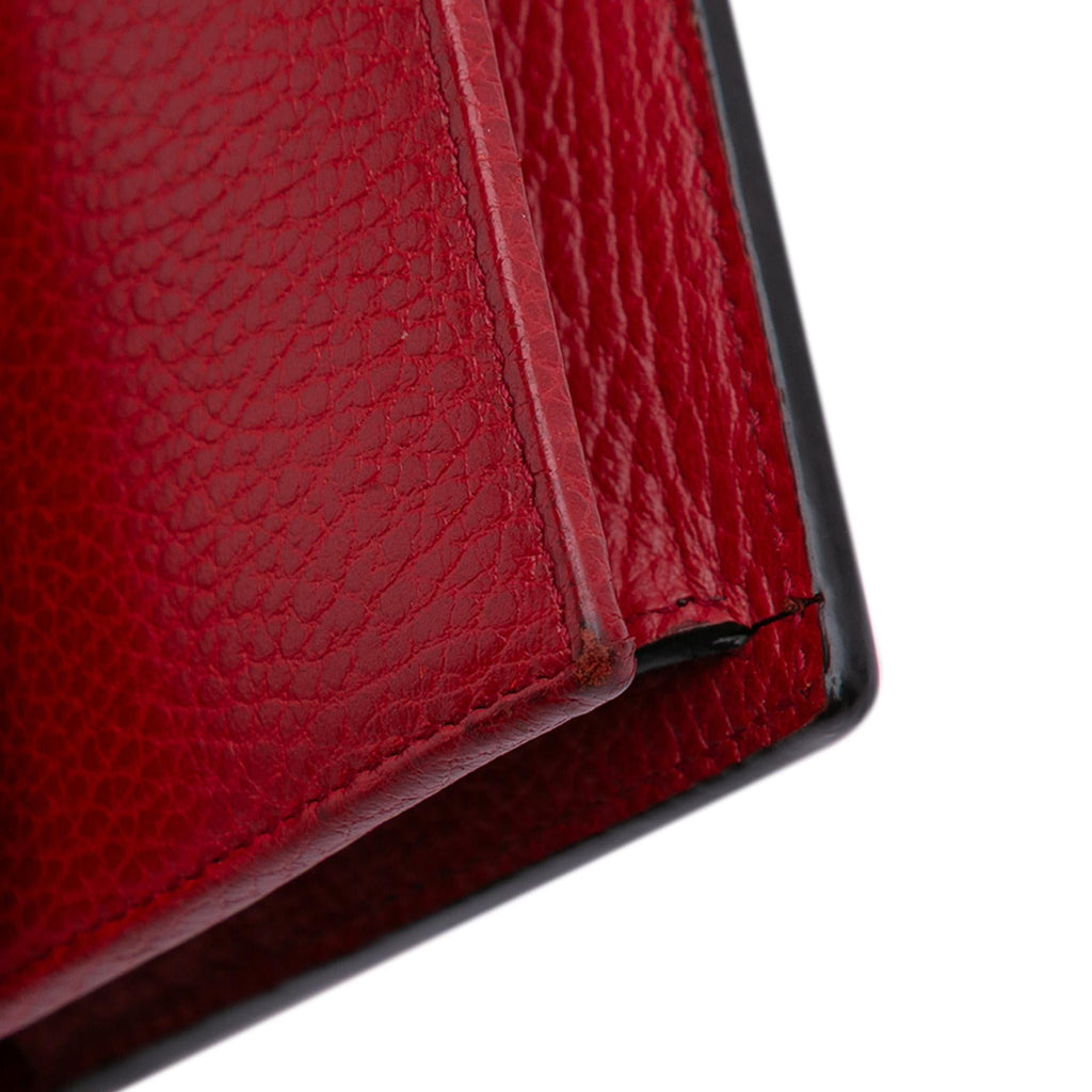 Gucci Leather Interlocking G Dollar Wallet on Chain