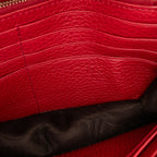 Gucci Leather Interlocking G Dollar Wallet on Chain