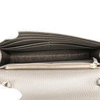 Gucci Leather Interlocking G Dollar Wallet on Chain