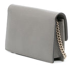 Gucci Leather Interlocking G Dollar Wallet on Chain