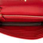 Gucci Leather Interlocking G Dollar Wallet on Chain