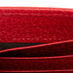 Gucci Leather Interlocking G Dollar Wallet on Chain