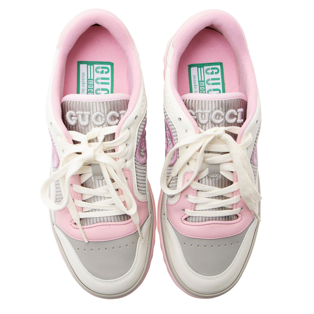 Gucci Leather Mac80 Sneakers - Size 8.5 / 38.5