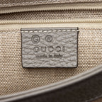 Gucci Leather Interlocking G Medium Top Handle