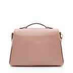 Gucci Leather Interlocking G Medium Top Handle