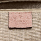 Gucci Leather Interlocking G Medium Top Handle