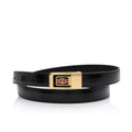 Gucci Leather Interlocking G Skinny Belt - Size 36 / 90 (SHF-0jvMlV)