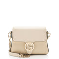 Gucci Leather Interlocking G Small Crossbody