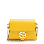 Gucci Leather Interlocking G Small Crossbody