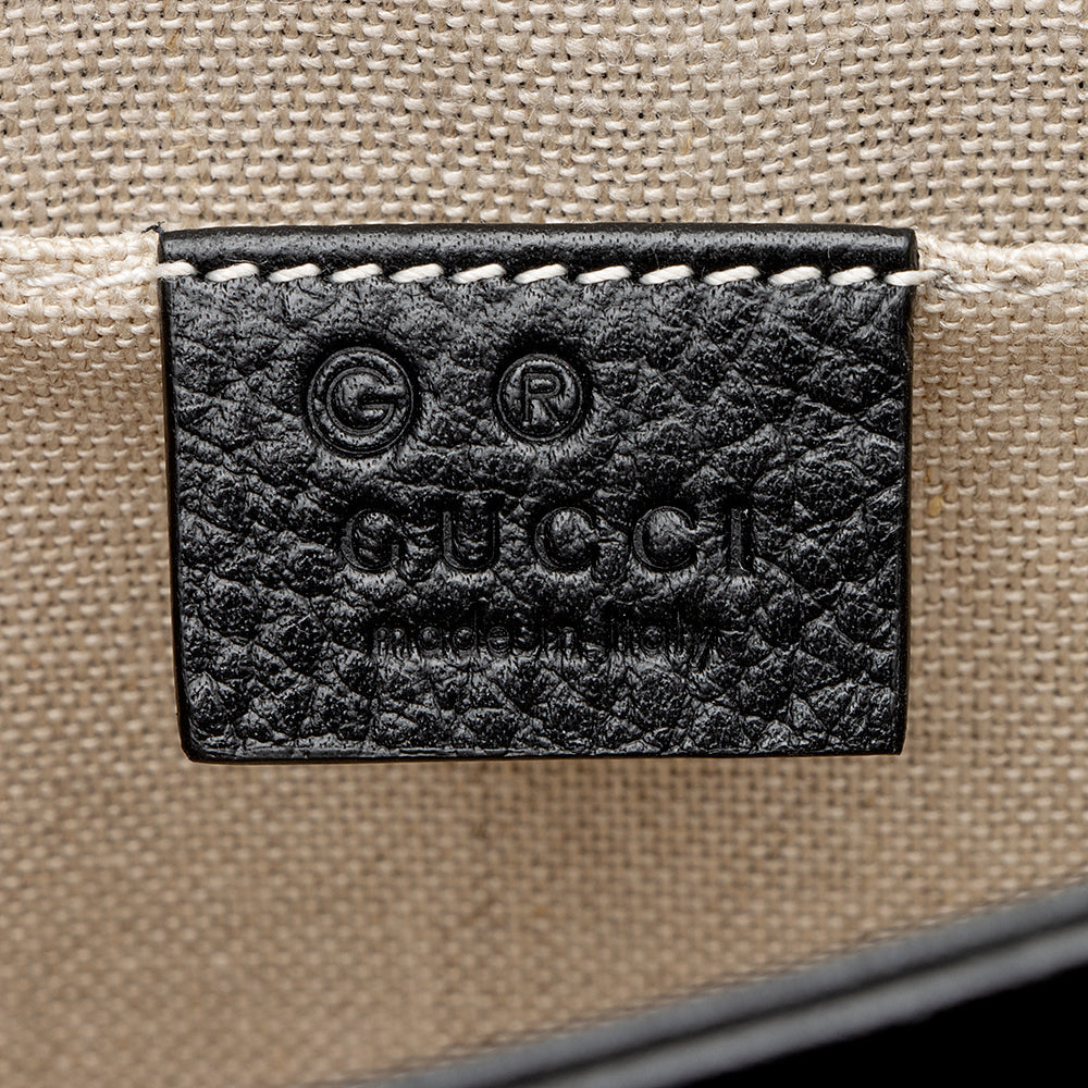 Gucci Leather Interlocking G Small Shoulder Bag (SHF-19827)