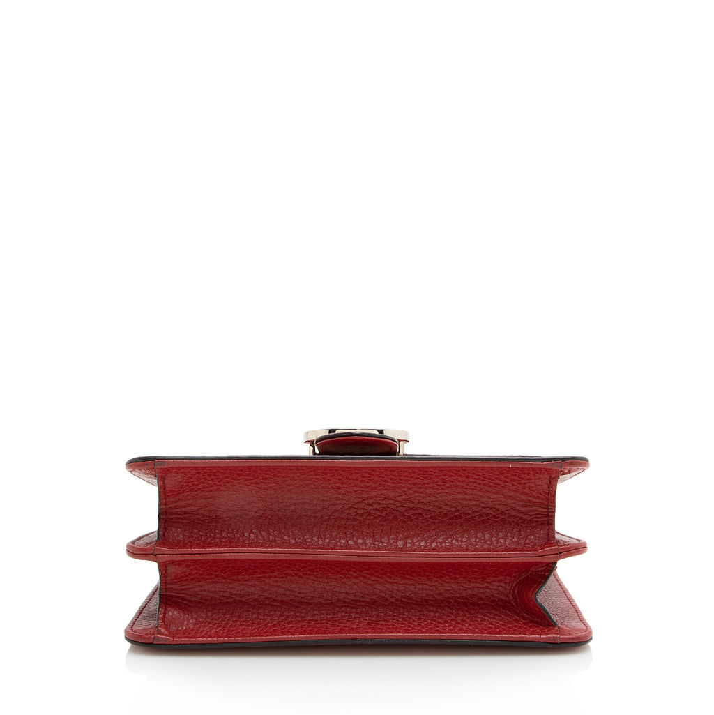 Gucci Leather Interlocking G Small Shoulder Bag (SHF-22434)