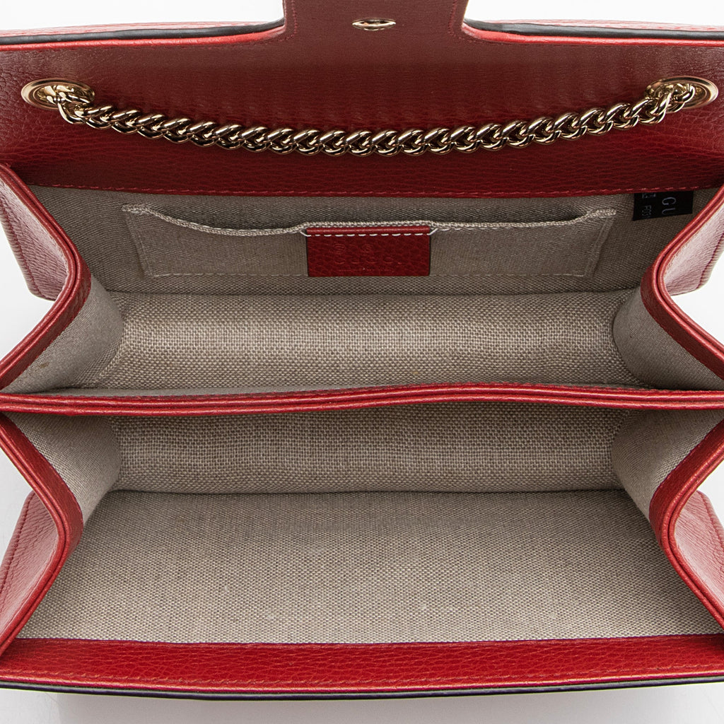 Gucci Leather Interlocking G Small Shoulder Bag (SHF-22434)