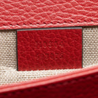 Gucci Leather Interlocking G Small Shoulder Bag (SHF-22434)