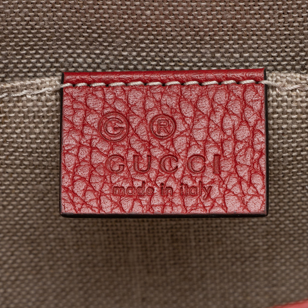 Gucci Leather Interlocking G Small Shoulder Bag (SHF-22434)