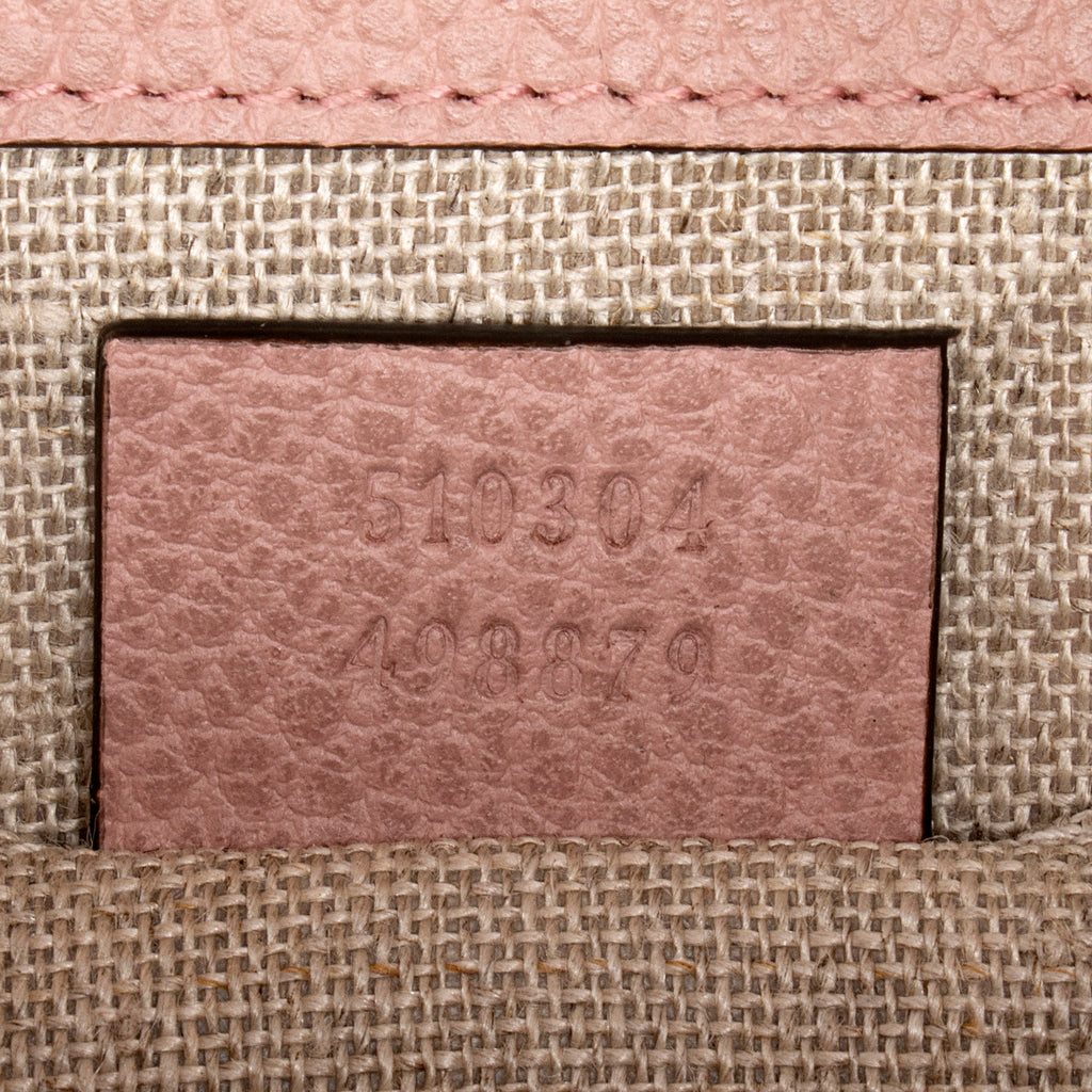 Gucci Leather Interlocking G Small Shoulder Bag (SHF-23405)