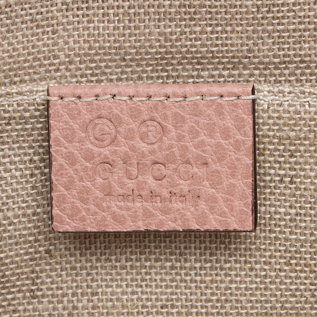 Gucci Leather Interlocking G Small Shoulder Bag (SHF-23405)