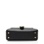Gucci Leather Interlocking G Small Top Handle