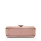 Gucci Leather Interlocking G Small Top Handle