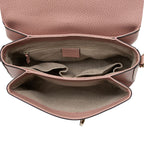 Gucci Leather Interlocking G Small Top Handle