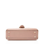 Gucci Leather Interlocking G Small Top Handle