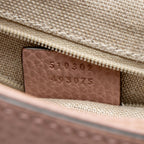 Gucci Leather Interlocking G Small Top Handle