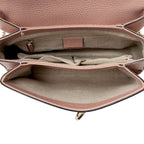 Gucci Leather Interlocking G Small Top Handle