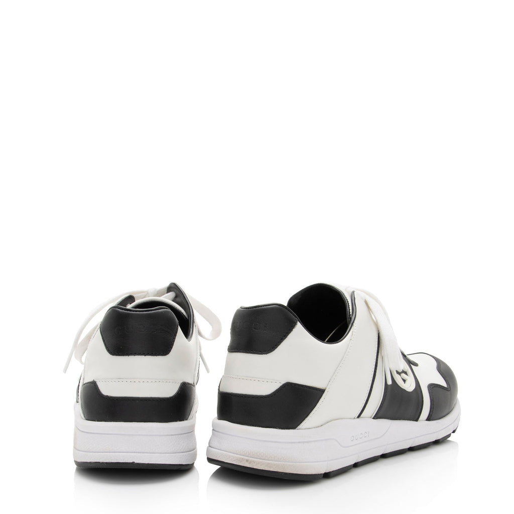 Gucci Leather Interlocking G Sneakers - Size 10 / 40 - FINAL SALE (SHF-j64B4Z)