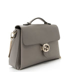 Gucci Calfskin Interlocking G Top Handle Medium Shoulder Bag (SHF-21775)