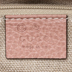 Gucci Leather Interlocking G Top Handle Shoulder Bag (SHF-19984)