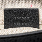 Gucci Leather Interlocking G Top Handle Shoulder Bag (SHF-22017)