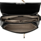 Gucci Leather Interlocking G Top Handle Shoulder Bag (SHF-22017)