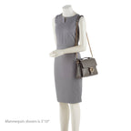 Gucci Leather Interlocking G Small Top Handle