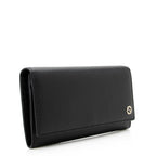 Gucci Leather Interlocking GG Long Wallet (SHF-20715)
