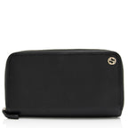 Gucci Leather Interlocking G Betty Zip Around Wallet (SHF-23831)