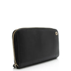 Gucci Leather Interlocking G Betty Zip Around Wallet (SHF-23831)