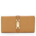 Gucci Leather Jackie Long Wallet (SHF-BlyuRJ)