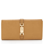 Gucci Leather Jackie Long Wallet (SHF-BlyuRJ)