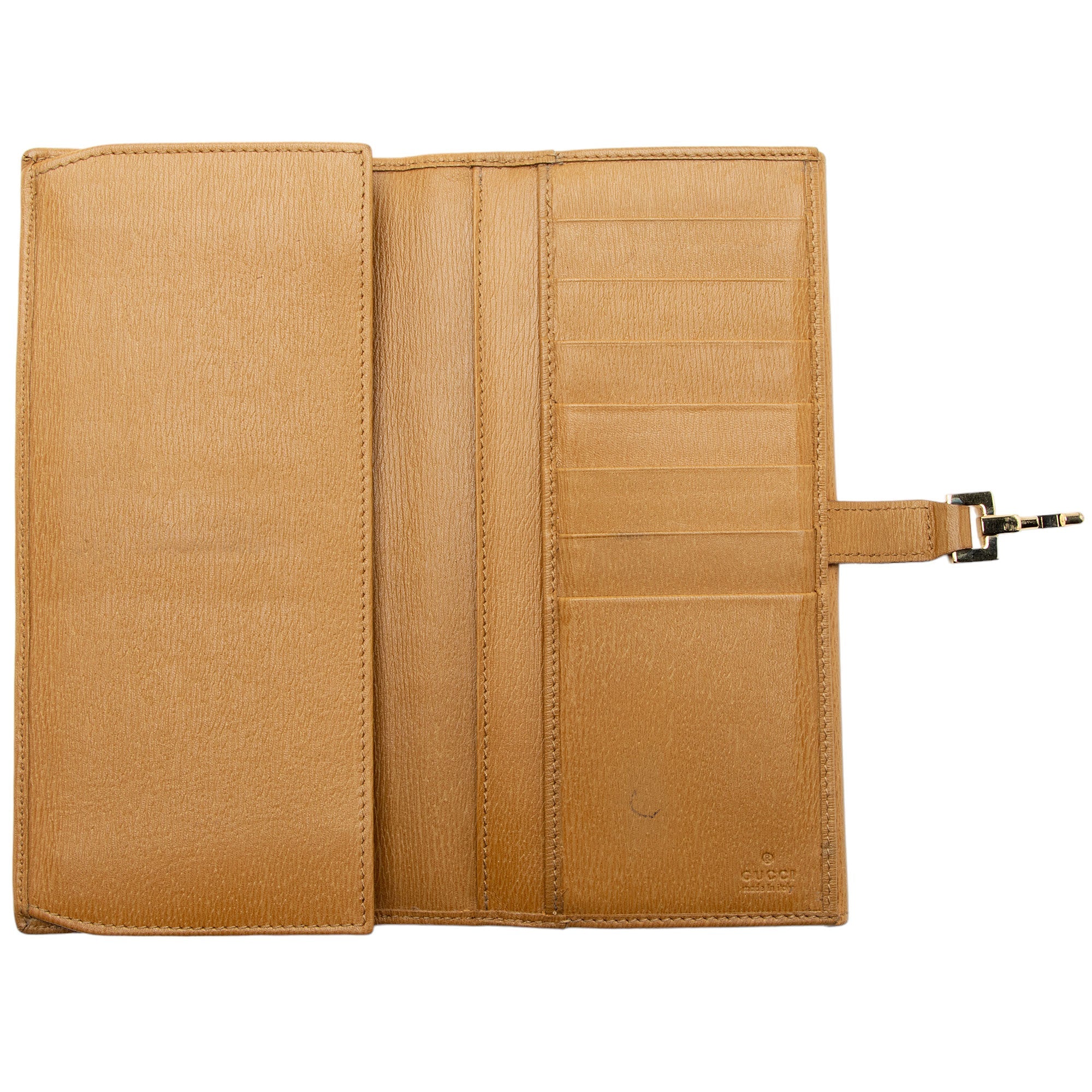 Gucci Leather Jackie Long Wallet (SHF-BlyuRJ)