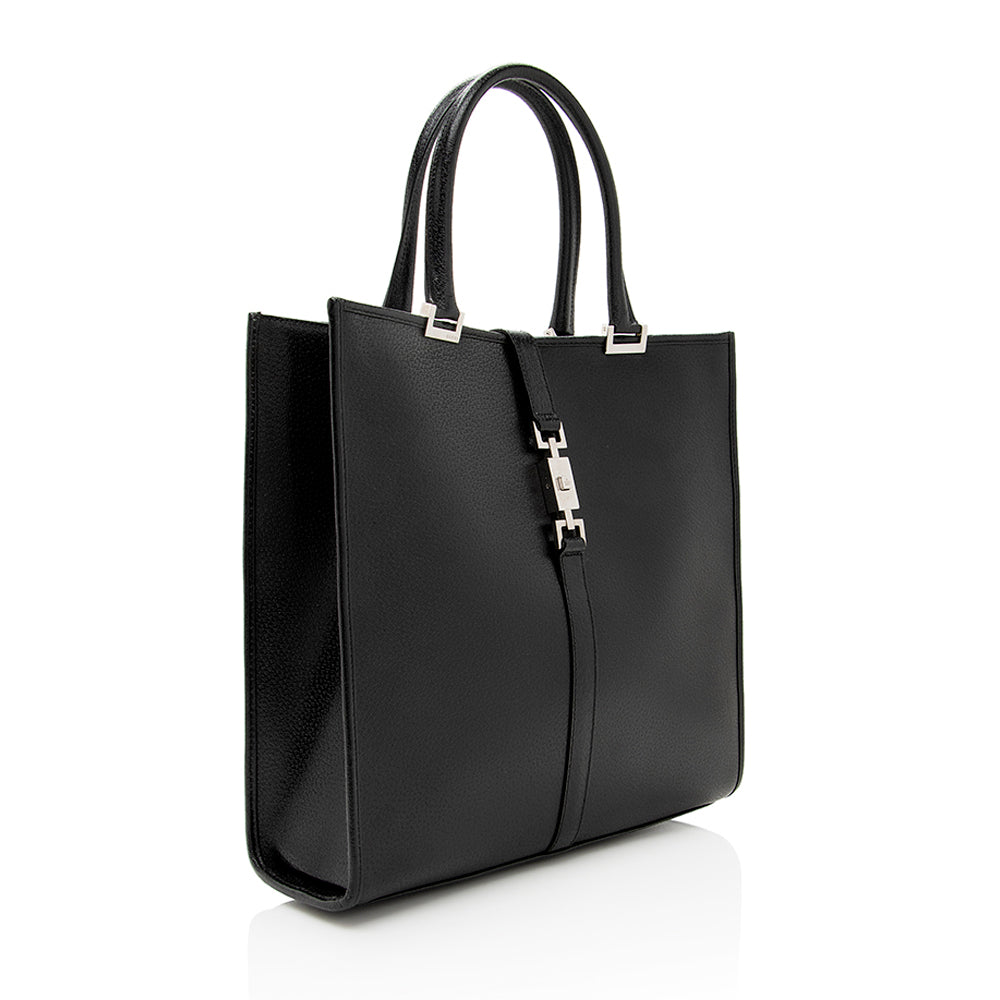 Gucci Leather Jackie Tote (SHF-18606)