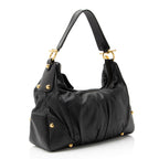 Gucci Leather Jockey Medium Hobo