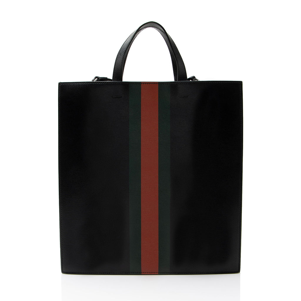 Gucci Leather Kingsnake Tote