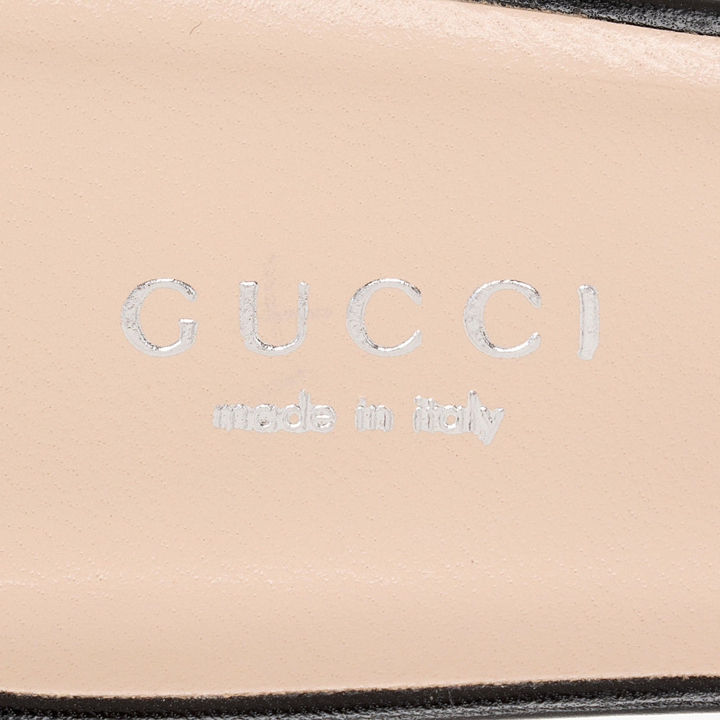 Gucci Leather Knot Sandals - Size 7.5 / 37.5 (SHF-CuMczF)