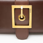 Gucci Leather Lady Buckle Clutch