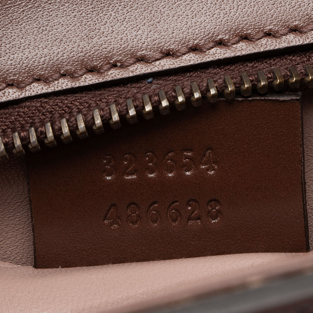 Gucci Leather Lady Buckle Clutch