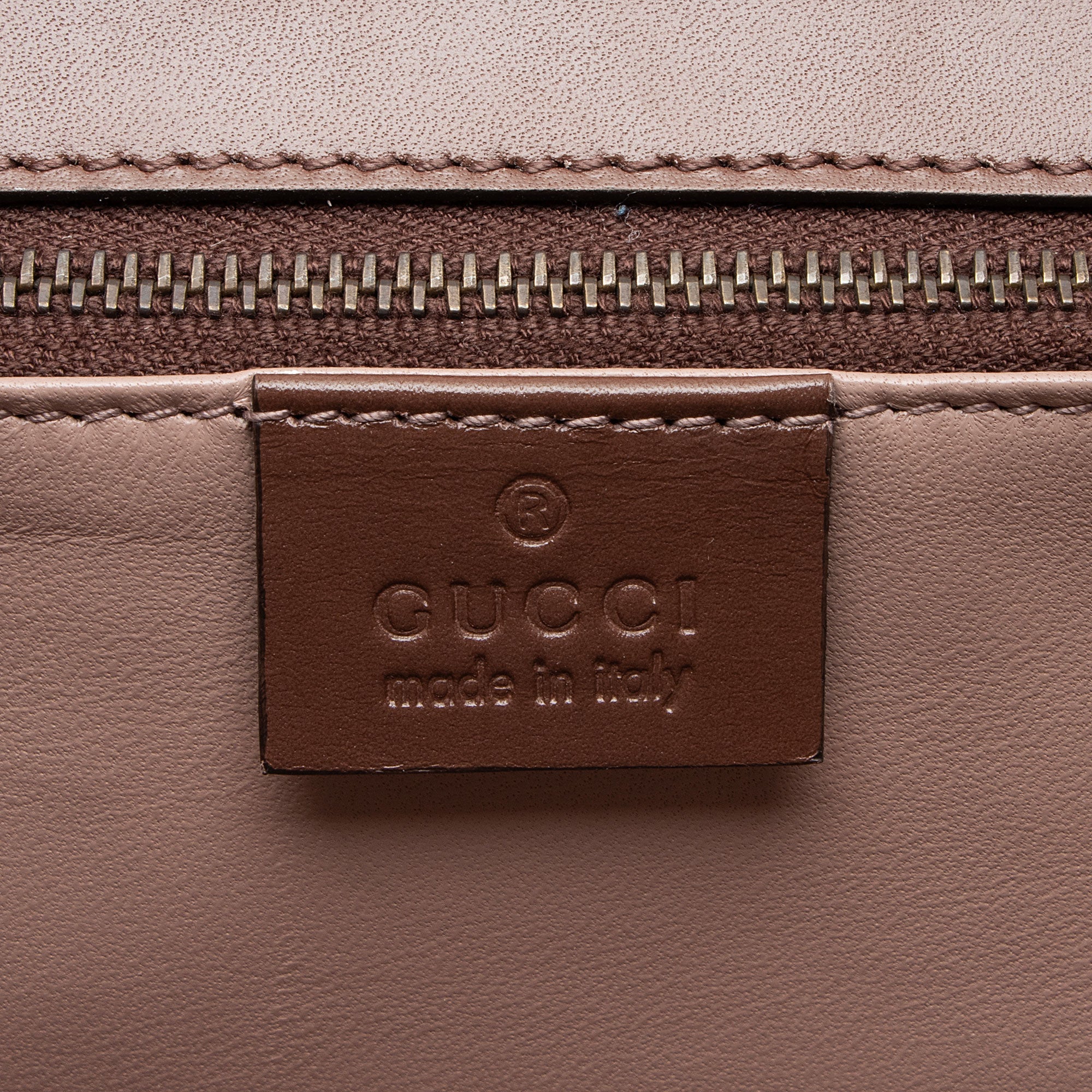 Gucci Leather Lady Buckle Clutch